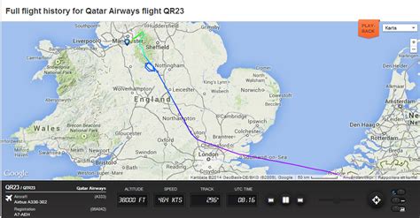 Flight QR23 / QTR2T .